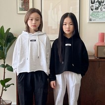 마틸다앤리 라벨크롭후드