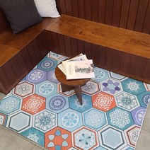 타일시공 한것같은 폭신한 홈아트 DIY 패턴 코일매트 현관 베란다 다용도실 집꾸미기, 뉴06, 1개