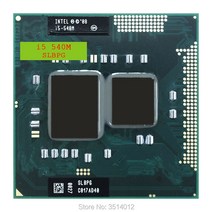 I5750인텔 코어 i5540M i5 SLBPG SLBTV 2.5 GHz 듀얼 쿼드 스레드 CPU 프로세서 3W 소켓 G1 rPGA988A, 한개옵션0