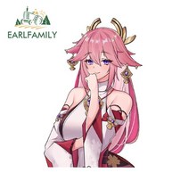 EARLFAMILY-범용 차동차 스티커 13cm 범용 방수 JDM 뒷 트렁크 바이크 오토바이 액세서리 데칼 노트북 캐러밴, [01] Style A