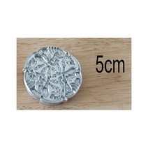 가죽 공예 공방 만들기 Celt 아트 패턴 핸드워크 독특한 디자인 작업 도구 조각 펀치 스탬프 도구 164013, 5cm 1pc 2