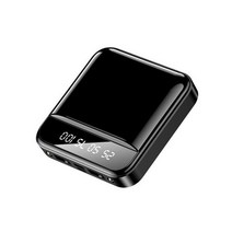 일체형 보조배터리 샤오미 보조배터리미니 보조베터리 휴대용 30000mAh 충전기 2USB 빠른 디지털 디스플레, 02 black_01 30000mAh