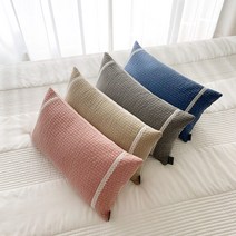 코지 워싱 메밀베개 (4Color) 면 누빔 베개커버 효도, 추가안함, 베이지(커버만)