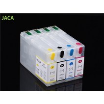 T7891-T7894 Epson work force prowf 5110 5620 5690 5190 4640 4630 프린터 빈 카트리지 칩 용 리필 가능 잉크 카트리지, 한개옵션1, 한개옵션0