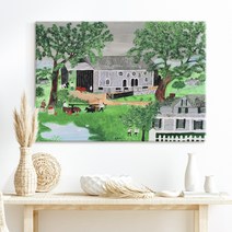 더 아트 컴퍼니 그랜마 모지스 따뜻 힐링 명화그림 액자 행복 그림 아이방 카페 홈데코 거실 사무실 매장 인테리어 50종 26-50, 26. GM-펜실베이니아 헛간