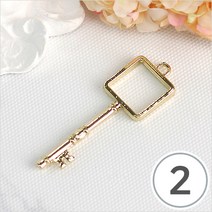 파스텔크래프트 RSF-95 *레진아트용 사각열쇠 프레임 2x6.1cm(2개입) 라-01-812