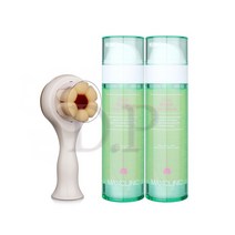 맥스클리닉 시카 바이옴 오일폼 2개+실리콘 브러쉬, 본품 2개+엠보브러쉬 블랙