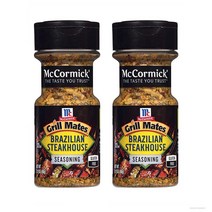 McCormick 맥코믹 그릴 메이트 브라질리언 스테이크하우스 시즈닝 2.12oz(60g) 2팩, 1개