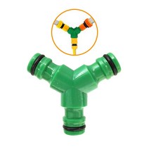 Y자형 호스연결구 Y자 분배기 호스 연결 커넥터 커플링 수도부속, 5개