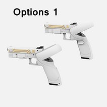 VR게임 VR Shooter Games 피스톨 Oculus Quest 2 건 스톡 향상된 FPS 게임 경험 핸들 그립 액세서리, 한개옵션1, 01 Option 1
