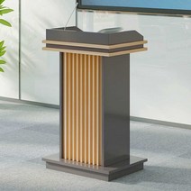 나무 교회 강대상 설교용 연단 연설 강의 선구 인도자, 기본형 x 서랍없음 x 바퀴