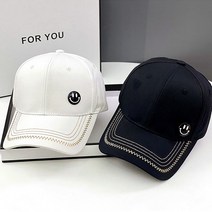 [사은품증정]스마일 긴챙 볼캡 모자 남성 여성 공용 볼캡 SUM5020