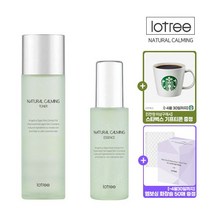로트리 [스타벅스 기프티콘+화장솜50매 증정][리뉴얼][로트리] 내추럴 카밍 브라이트닝 2종토너+에센스
