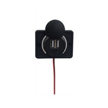 전기차충전기범용 자동차 충전기 액세서리 방수 DC 12-24V 3.1A 버스 보트 캠핑 캐러밴 듀얼 USB 나일론, 협력사, 하얀