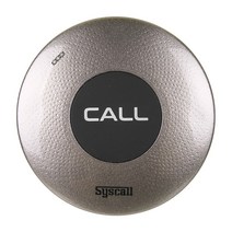 ST-300S 메탈그레이 에디션 호출벨 / 씨스콜 슬림 방수호출벨 무선콜벨 테이블벨 비상벨, 1개