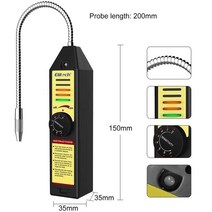 가스센서 Elitech WJL-6000S 프레온 누출 감지기 할로겐 시험기 냉매 가스 분석기 HVAC 공기 상태 표시기, 한개옵션0