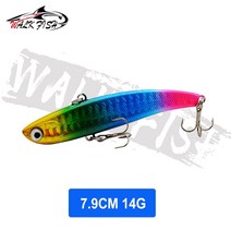 도보 물고기 침몰 진동 낚시 미끼 10g 14g 18g 22g 하드 인공 VIB 겨울 얼음 파이크 태클 Isca Pech, 16 Type B-14g