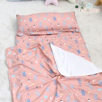 이지베이비 2WAY 양면 어린이집 낮잠이불 패드+베개만(마이크로화이바베개솜) 낮잠이불세트, 2way베어빌리지_패드+베개만(마이크로화이바베개솜)