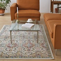 [천삼백케이] [더프리그] 에딘 페르시안 비스코스 벨기에 러그 카페트 - 135x195cm