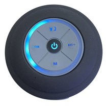 lg 블루투스 누구 스피커 Q9 휴대용 서브 우퍼 방수 무선 자동차 핸즈프리 통화 음악 흡입 마이크 LED 조명 IOS 안드로이드 전화, 중국_검은색