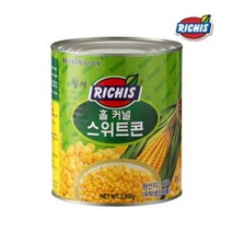 동서 리치스 홀 커넬 스위트 콘 통조림, 2.95kg, 4개