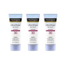 Neutrogena 뉴트로지나 울트라쉬어 드라이터치 선스크린 SPF 30 가벼운제형 88ml 3개
