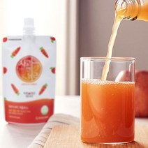 연두팜 찢어먹는) NFC 착즙 사과엔당근즙 100ml 30개입 한박스, 상세 설명 참조, 찢어먹는)아빠 사과즙 30개입 100ml