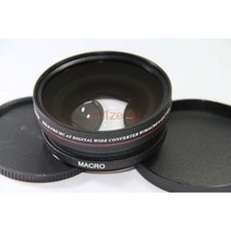 DSLR 카메라 렌즈 77mm 캐논 니콘 펜탁스 후지 올림푸스 블랙용 매크로 변환 포함 0.45x77mm 광각, 니콘 1