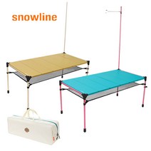 스노우라인 큐브 패밀리 테이블 L6 (22) 캠핑 테이블, 스노우라인 큐브 패밀리 테이블 L6 (22) 샌드브라운