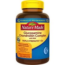네이쳐메이드 글루코사민 콘드로이친 콤플렉스 with MSM 120케플렛 60일 NatureMade