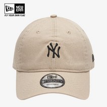 뉴에라 940UNST MLB 뉴욕 양키스 워시드 볼캡 베이지 12836275, 없음