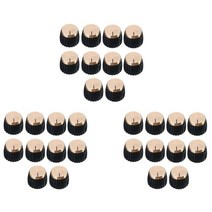 기타 앰프 노브 30 개 푸시 온 블랙 + 골드 마샬, 01 As Shown