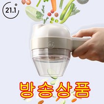 21.1도씨 무선 자동 다지기슬라이서 썰고 다지고 1+1세트, 단일속성