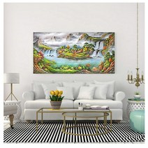 수재샵 산수화 (라운드 2.8mm 3D 가로 100cm X 세로 50cm) 보석십자수