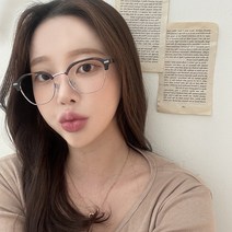 VANANA2 반무테 하금테 남녀공용 커플 추천 슬림핏 안경테