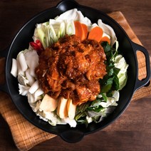 춘천닭갈비 숯불닭갈비 캠핑 닭갈비 밀키트 야채 치즈 떡사리, 간장닭갈비 1kg
