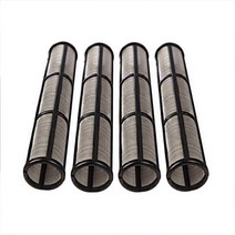 전동 밸브 4pcs Airless Sprayer Pump Long Manifold Filter 30/60/100 Mesh 244071 For G-Contractor II F, 02 60 Mesh