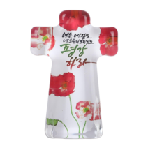 예쁘고 귀여운 탁상용 캘리그라피 크리스탈 십자가 교회선물 전도용품 교회전도 성탄선물 성탄절선물 주기도문 사도신경, 9 평강하라