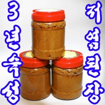 [방부제없음] 3년숙성 찰보리 재래된장, 1개, 1kg
