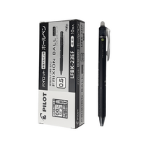 파이롯트 지워지는 볼펜 프릭션볼 노크 0.5 mm 1갑(10개), 흑색
