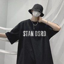 빈티지 스트릿 복고풍 반팔 티셔츠 하이 스트리트 반팔 티셔츠 남성 여름 커플 아메리칸 레트로 인 타이드 코튼 오버핏 국조 일본 티셔츠 그레이