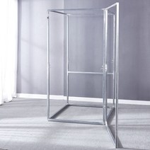 간이 방음부스 가정용 ASMR 독서실 상자 조립식 촬영 학생 셀프 무소음 12, 추가100x105x200메탈프레임, 1개