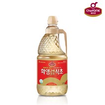 청정원 화영 2배양조식초1.8L /식자재/대용량, 없음