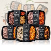 가치올림 프리미엄 저염 저당 수제 건강 냉동 간편 도시락 5종, 2세트, 280g