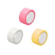 자국안남는 테이프 40mm 잘떨어지는 컬러 멀티 테이프 :WN DUGHY 사모 + 325035662, 쿠팡 갓블레스 노랑색_{축01)