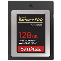SanDisk 익스트림 프로 CF익스프레스 카드 타입 B 128GB(SDCFE-128G-GN4NN), Card Only, 64GB