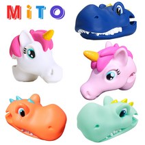 미토 인형헤드 킥보드 장식 인형 퀵보드 씽씽카 인형, 드래곤 블루