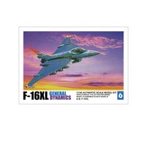 1144 전투기 조립 모델 F14 TOMCAT F15 이글 F/A18 호넷 군용 항공기 그림 미니어처 장난감, [06] F-16XL