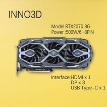 inno3d 지포스 gtx1650 gtx1660 1660super rtx2060 6g 2060super rtx2070 2070super 8g 2080 2080ti 11g 비디오 카, gtx1650 4g
