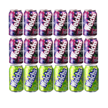 [안녕골목마켓]웰치스캔 2가지 세트_ 포도맛 12캔+청포도맛 6캔, 포도맛12+청포도맛6